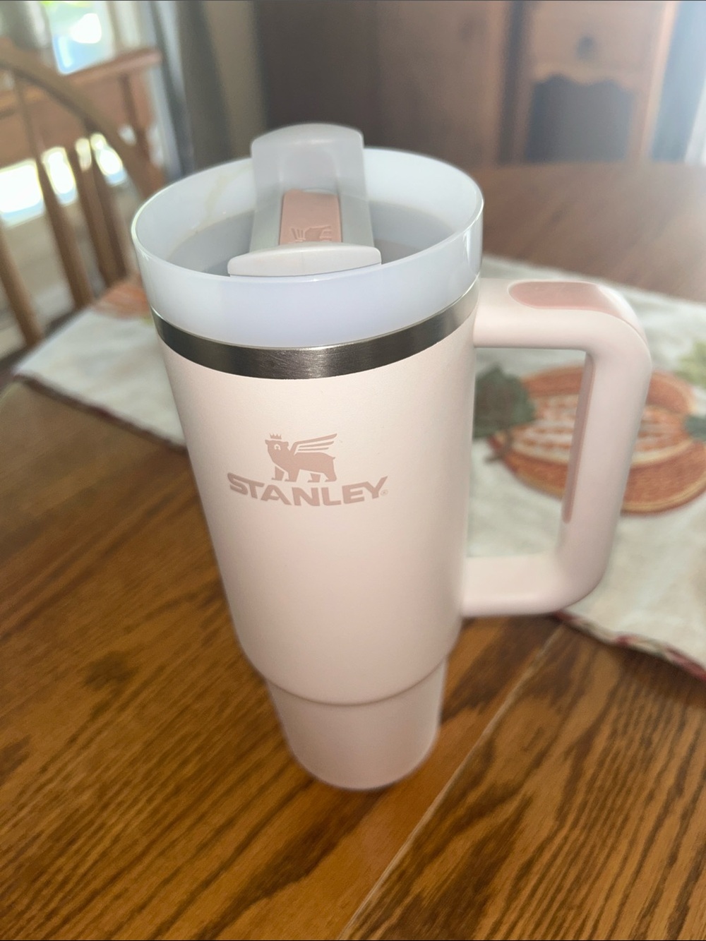 Stanley Quencher Flow State Tumbler dusty rose quartz color 30 oz